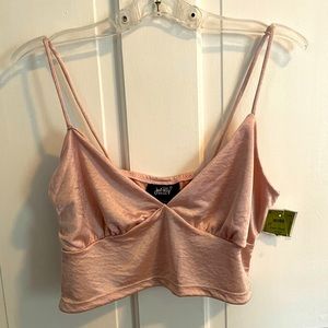 Light pink crop top